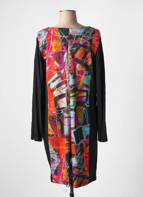 Robe mi-longue noir DOLCEZZA pour femme