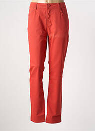 Pantalon slim broderie rivets taille normale orange GRIFFON femme
