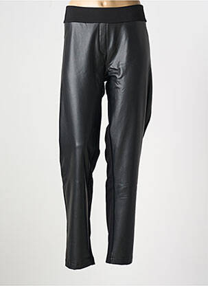 Pantalon slim taille élastique taille normale noir DOLCEZZA femme
