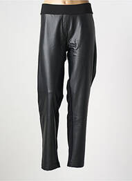 Pantalon slim taille élastique taille normale noir DOLCEZZA femme