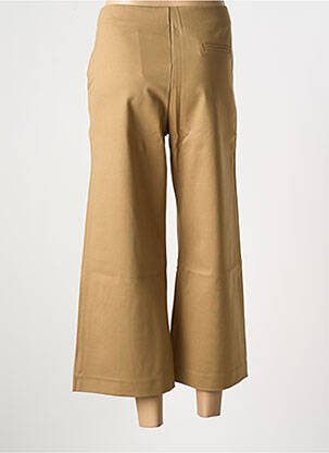 Pantalon 7/8 stretch taille normale marron ORTO BOTANICO femme