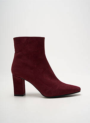 Bottines/boots bout pointu talon de 7 à 9cm violet GIULIA femme