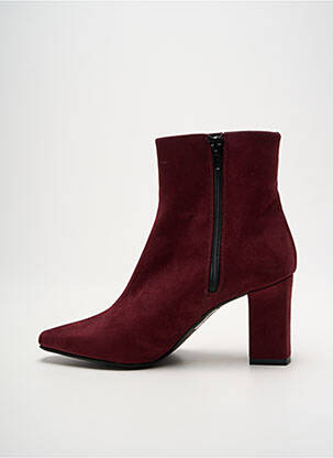 Bottines/boots bout pointu talon de 7 à 9cm violet GIULIA femme