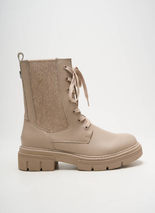 Bottines/Boots beige MARCO TOZZI pour femme
