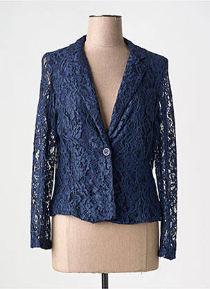 Veste casual finition intérieure doublée bleu MERI & ESCA femme