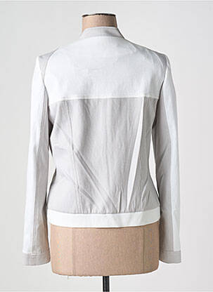 Veste casual col rond blanc MERI & ESCA femme