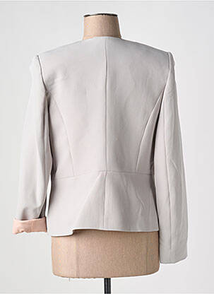Veste casual finition intérieure doublée gris FRANCE RIVOIRE femme
