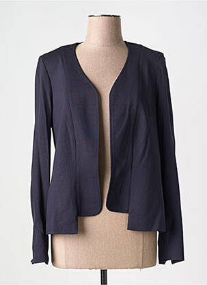 Veste casual coupe cintrée bleu FRANCE RIVOIRE femme