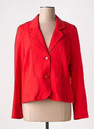 Blazer coupe cintrée rouge IMPULSION femme