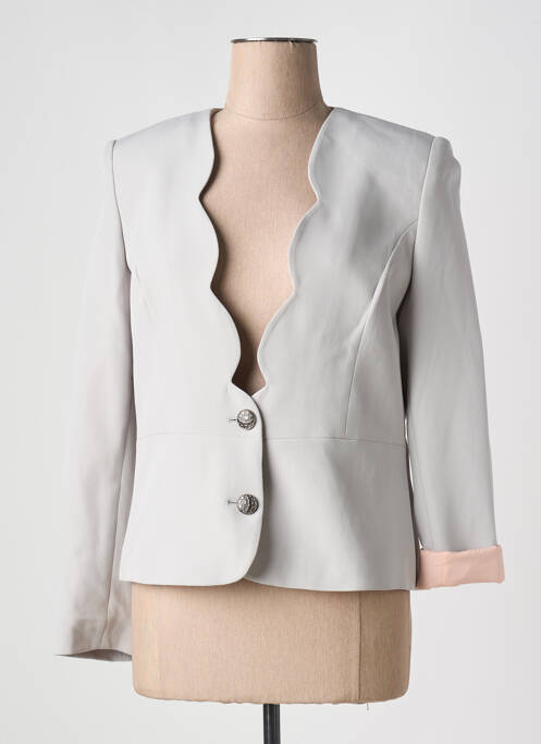 Veste casual gris FRANCE RIVOIRE pour femme