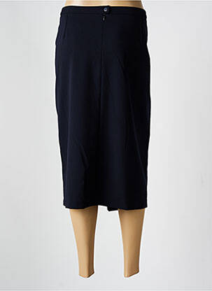 Jupe mi-longue stretch noir GUY DUBOUIS femme