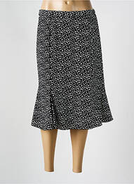 Jupe mi-longue taille normale noir GUY DUBOUIS femme