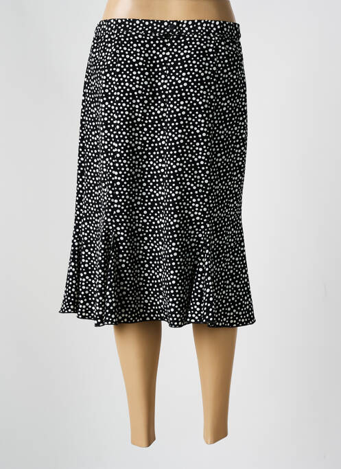 Jupe mi-longue noir FRANCE RIVOIRE pour femme