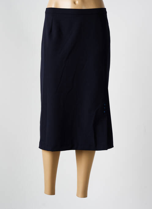 Jupe mi-longue noir GUY DUBOUIS pour femme