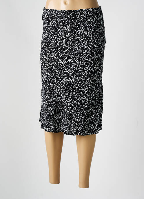 Jupe mi-longue noir GUY DUBOUIS pour femme