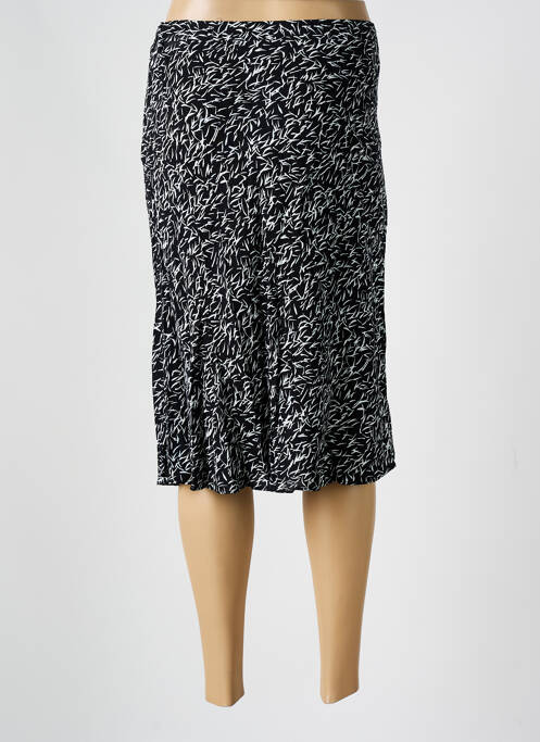 Jupe mi-longue noir GUY DUBOUIS pour femme