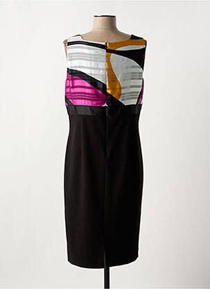Robe mi-longue sans manche sans manche noir GREGORY PAT femme