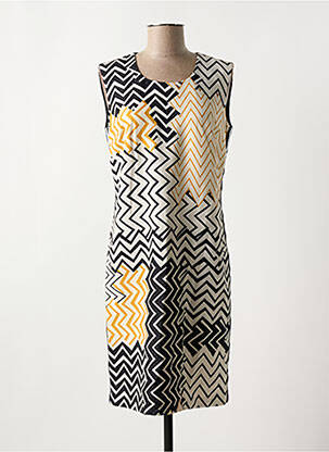 Robe mi-longue sans manche sans manche beige MERI & ESCA femme