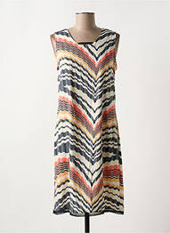 Robe mi-longue sans manche sans manche beige MERI & ESCA femme