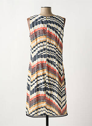 Robe mi-longue sans manche sans manche beige MERI & ESCA femme