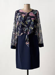 Robe mi-longue bleu IMPULSION pour femme seconde vue