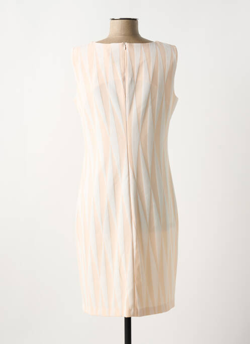 Robe mi-longue beige GUY DUBOUIS pour femme