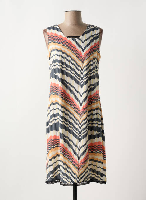 Robe mi-longue beige MERI & ESCA pour femme