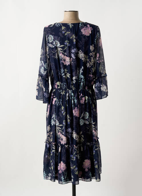 Robe mi-longue bleu GUY DUBOUIS pour femme