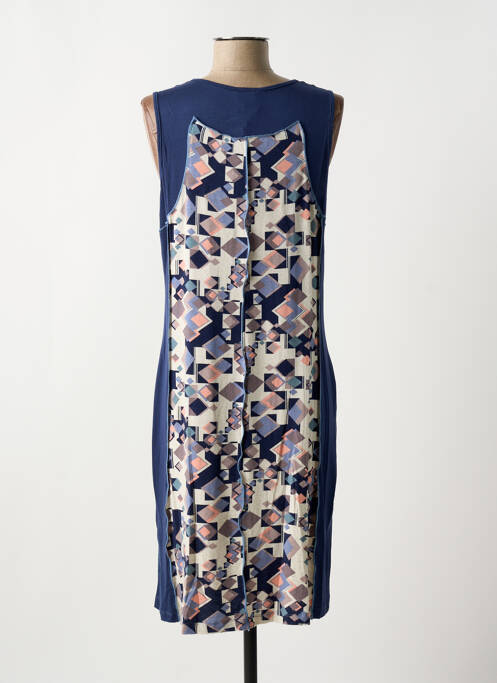 Robe mi-longue bleu GUY DUBOUIS pour femme