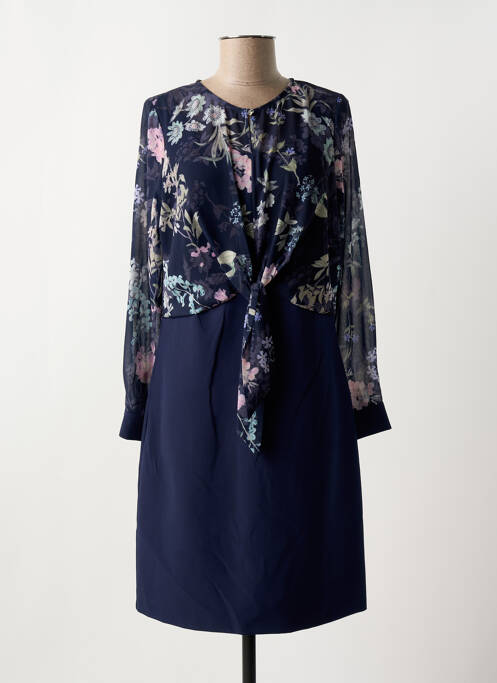 Robe mi-longue bleu GUY DUBOUIS pour femme