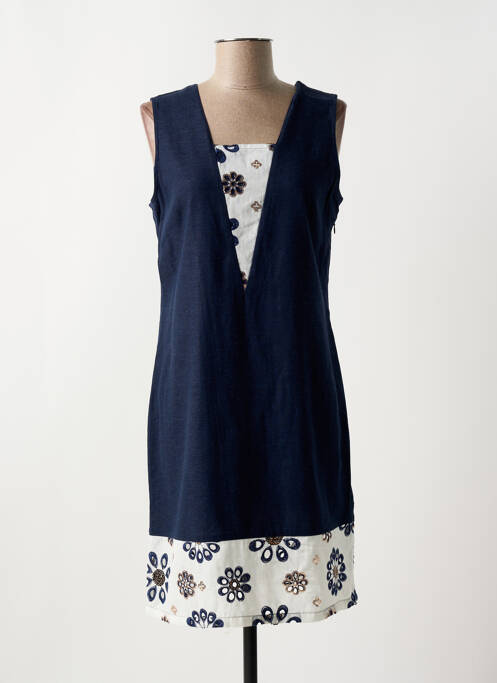 Robe mi-longue bleu MERI & ESCA femme