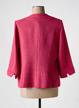 Veste casual epaulette rose GUY DUBOUIS femme