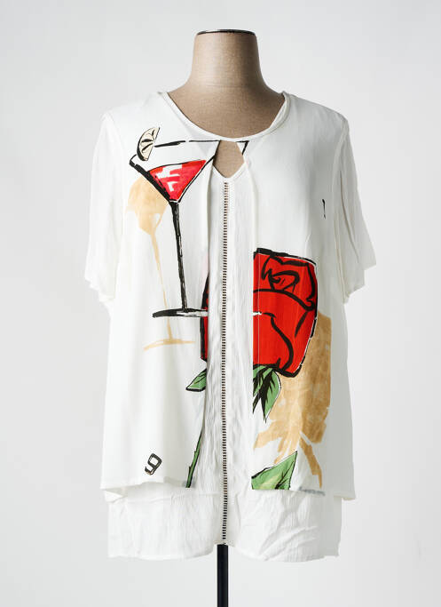 Blouse blanc MERI & ESCA pour femme