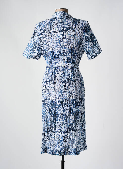 Robe mi-longue bleu GUY DUBOUIS pour femme