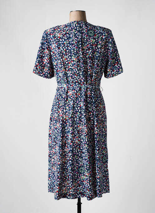 Robe mi-longue bleu GUY DUBOUIS pour femme