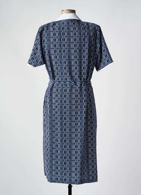 Robe mi-longue bleu GUY DUBOUIS pour femme