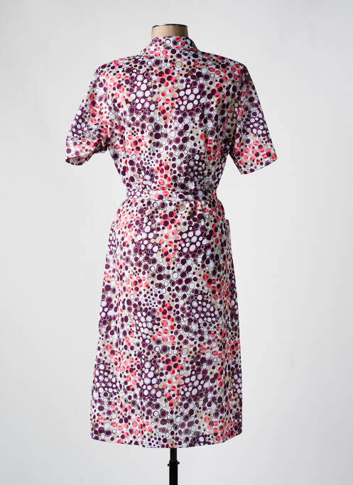 Robe mi-longue violet GUY DUBOUIS pour femme