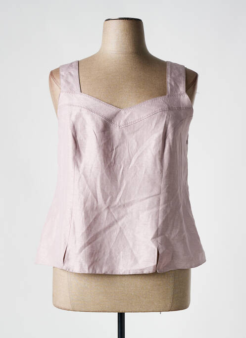 Top violet FRANCE RIVOIRE pour femme