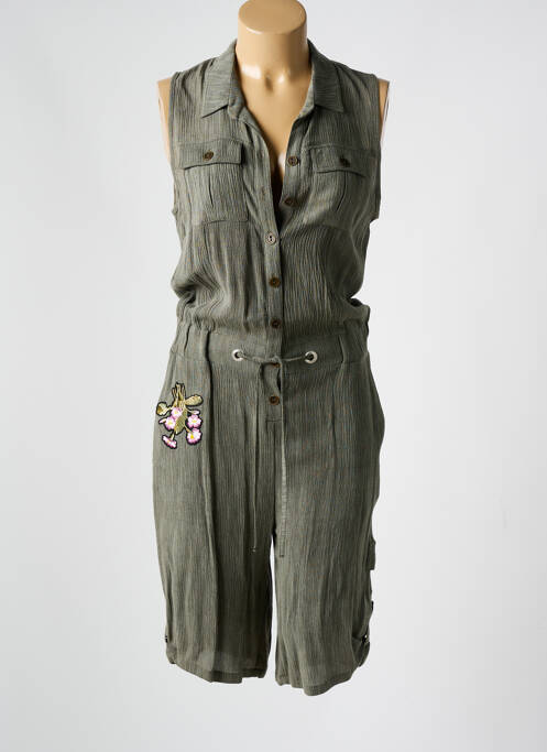 Combishort vert MERI & ESCA pour femme