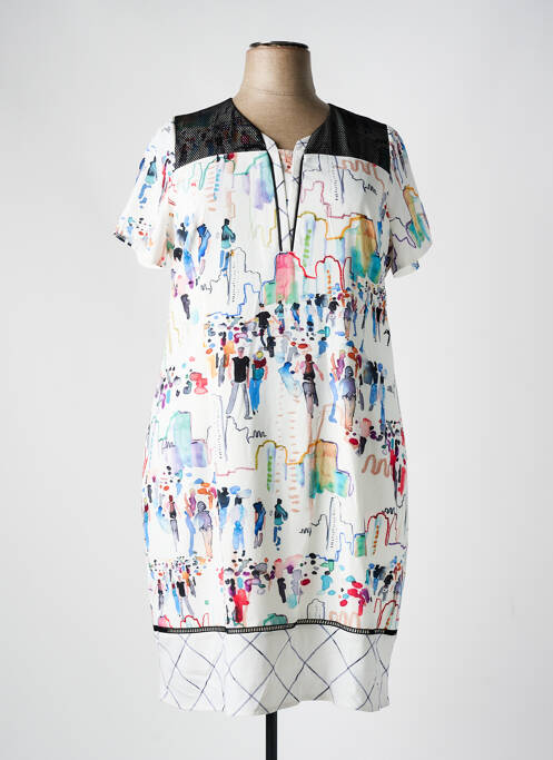 Robe mi-longue beige MERI & ESCA pour femme