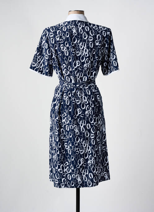 Robe mi-longue bleu GUY DUBOUIS pour femme