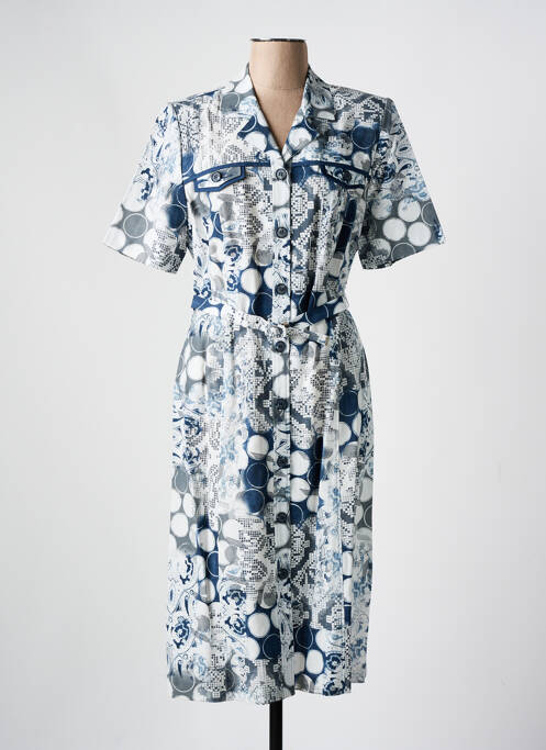 Robe mi-longue gris FRANCE RIVOIRE pour femme