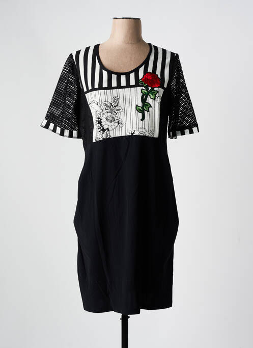 Robe mi-longue noir MERI & ESCA pour femme