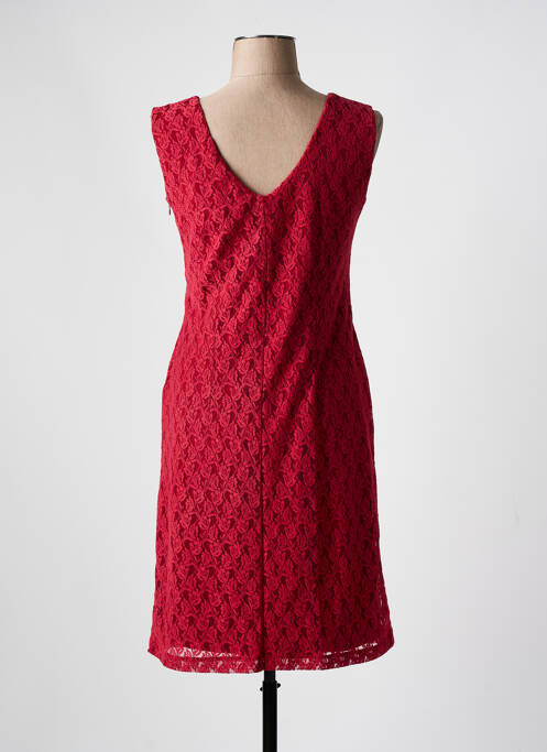 Robe mi-longue orange GUY DUBOUIS pour femme