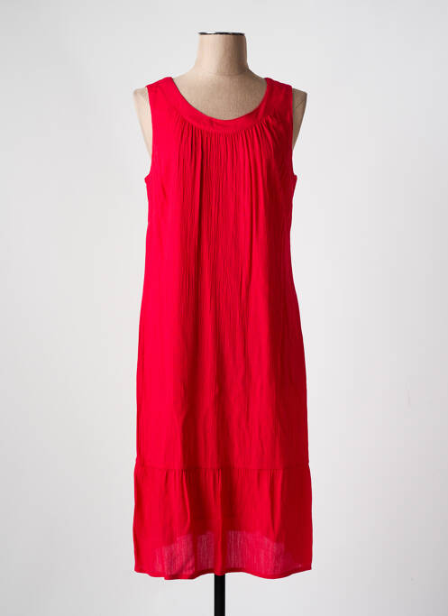 Robe mi-longue rouge MERI & ESCA pour femme