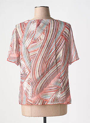 Top coupe fluide manches courtes beige GUY DUBOUIS femme