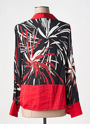 Chemisier coupe cintrée manches longues rouge MERI & ESCA femme
