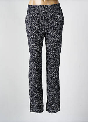 Pantalon droit taille élastique taille normale bleu GUY DUBOUIS femme