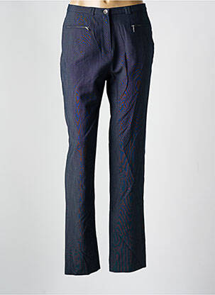 Pantalon slim taille élastique taille normale bleu GUY DUBOUIS femme