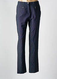 Pantalon slim taille élastique taille normale bleu GUY DUBOUIS femme